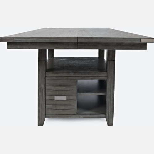 Altamonte 60" Square Counter Dining Table in Brushed Grey